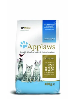 

Applows grain free for kittens "chicken/vegetables: 80/20%" 0,4 kg x 2 PCs