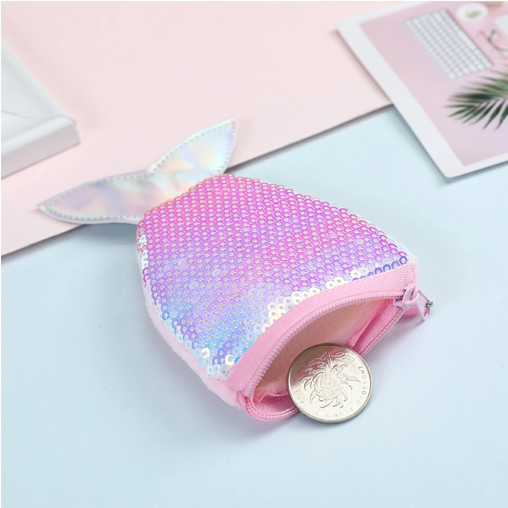 Сделано в Китае, Женский кошелек с блестками и хвостом русалки, сумки через плечо, держатель, кошелек, сумочка в подарок
