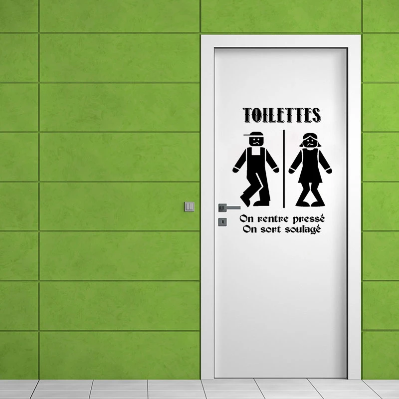 Autocollant Citation Sur Rtre Presse Sur Tri Soulage Wc Autocollant Mural Decor De Salle De Bain Decoration De Maison Affiche Decor Mural Aliexpress