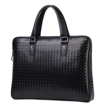 

2020 New handbag men's bag horizontal business bag one shoulder diagonal cross bag briefcase