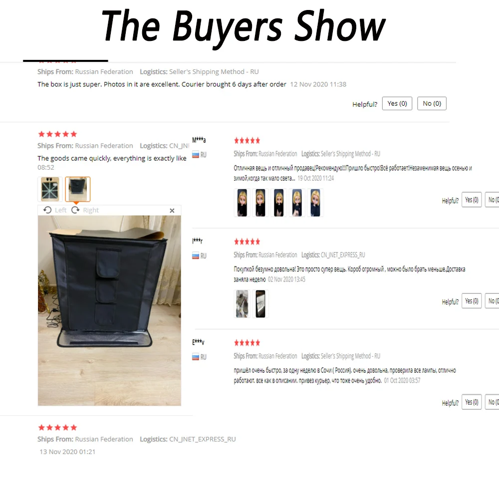 Folding Photo Studio Softbox 60x60 cm Light Box Tabletop Shooting Foldable Tent with 3 Colors Background Photobox the buyers show