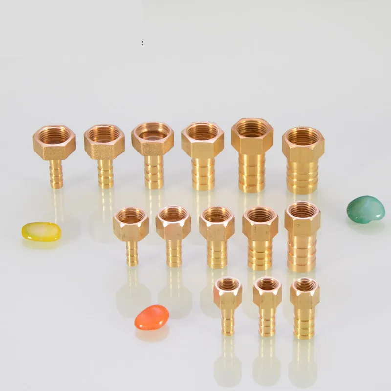 Brass Hose Fitting 6/8/10/12/14/16/19/25mm Barb Tail 1/8" 1/4" 3/8" 1/2" 3/4" 1" BSP Male Female Thread Copper Connector Coupler hose pipe fitting