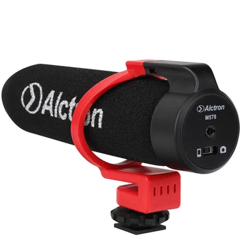 

Alctron M578 compact and lightweight photography recording microphone, used in cameras/phones/tablet