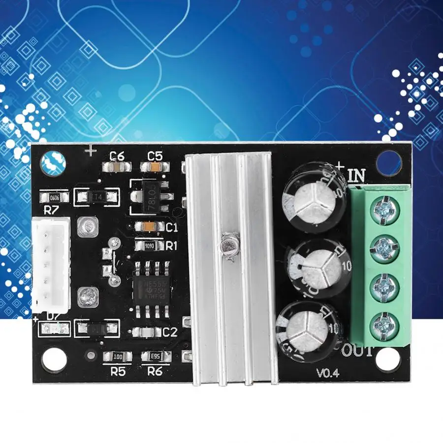 21 кГц PWM DC контроллер двигателя 6 в/12 В/24 В/28 в модуль регулирования скорости 3A