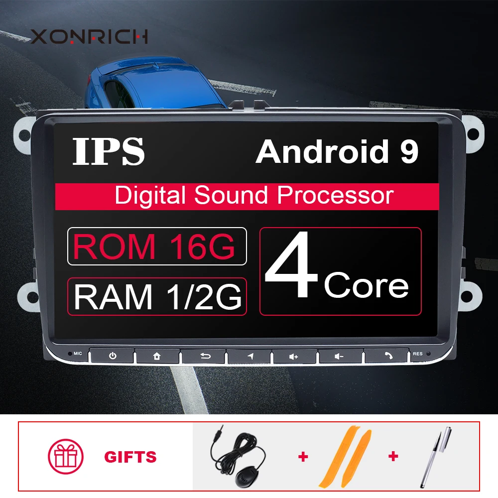 

9"2 Din Android 10 Car radio GPS Navigation For VW Passat B6 touran volkswagen Skoda Octavia 2polo golf 5 6 Multimedia DVDPlayer