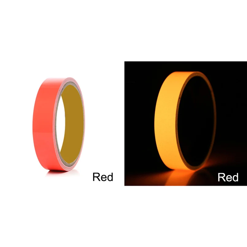 Luminous tape Светящаяся лента 20 мм x 3 м, украшение для комнаты автомобиля, светящаяся лента, самоклеящаяся светящаяся лента, водонепроницаемая безопасная светящаяся лента 30N28 - Цвет: Luminous tape