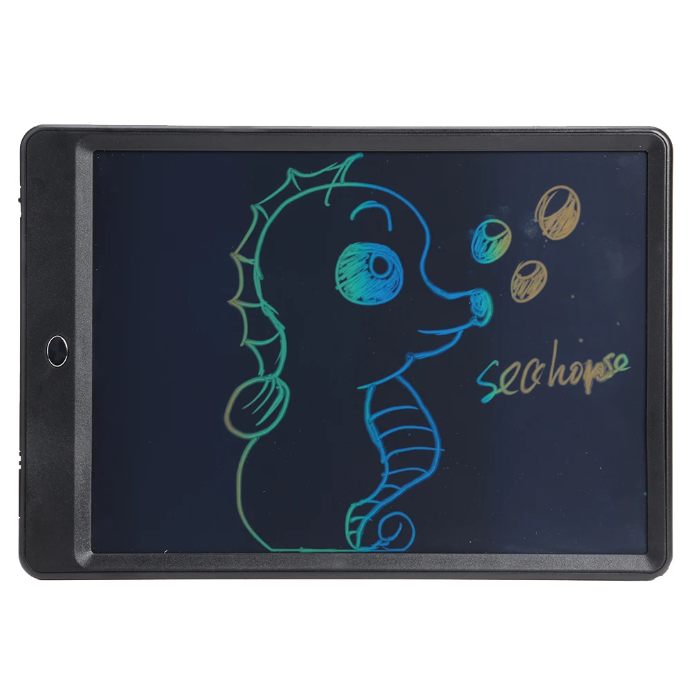 12/8.5" Digital Writing Tablet LCD Screen Electronic Handwriting Pad Drawing Tablet Children Writing Graphics Board dropshipping - Цвет: 10 inch Color Black