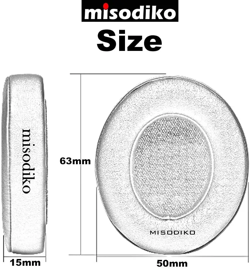 Substituição de Acolchoado para Bose Peças de Reparo de Fones de Ouvido Kit de Almofadas para Fones de Ouvido Soundlink Soundtrue On-ear Estilo Oe2 Oe2i | on - Image 6