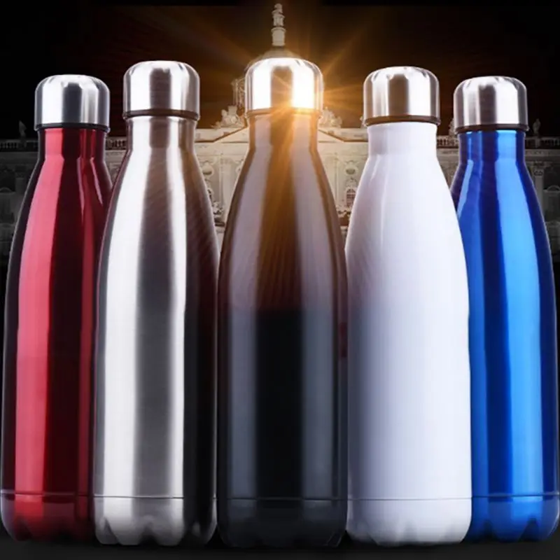 

Stainless Steel Vacuum Insulation Water Bottles Large Capacity Personalized Customization Coke Cup Outdoor Double Wall Thermoses