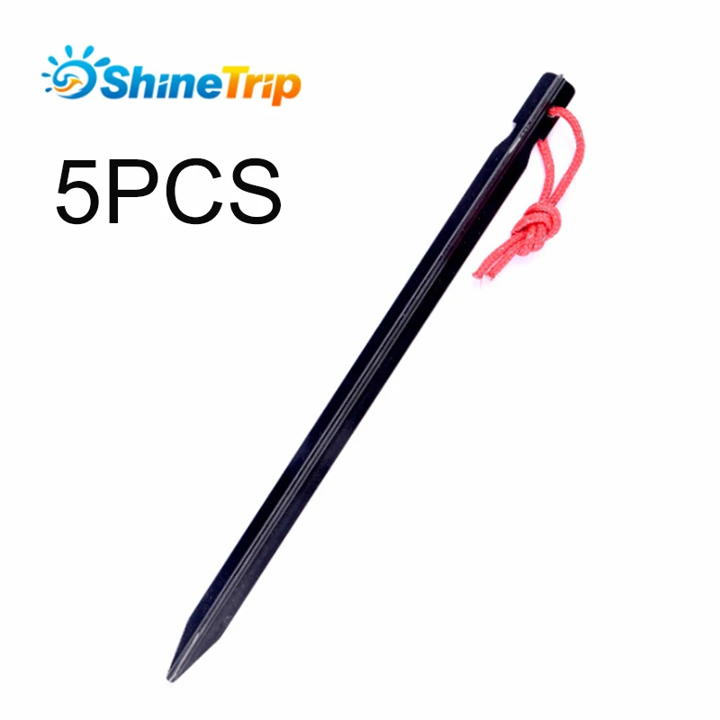 5 pcs TenT Ground Nails AluminumDurable Alloy Outdoor Camping Tent Practical Nails Replacement Tools