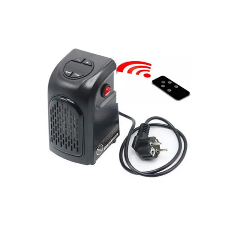 400WElectricWallHeaterMiniPortablePluginPersonalSpaceWarmerforIndoorHeatingCamping