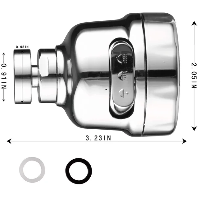 360 Degree Swivel Kitchen Faucet Aerator Adjustable Dual Mode Sprayer Filter Diffuser Water Saving Nozzle Bath Faucet Connector 4