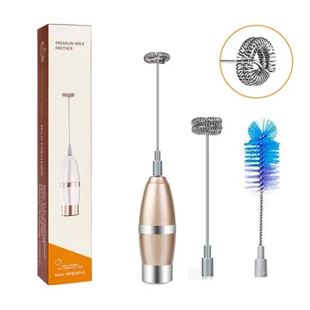 

Electric Coffee Mixer Rechargeable Milk Frother Shaker Maker Frother Foamer USB Charging Egg Beater Handheld Adjustable Blender