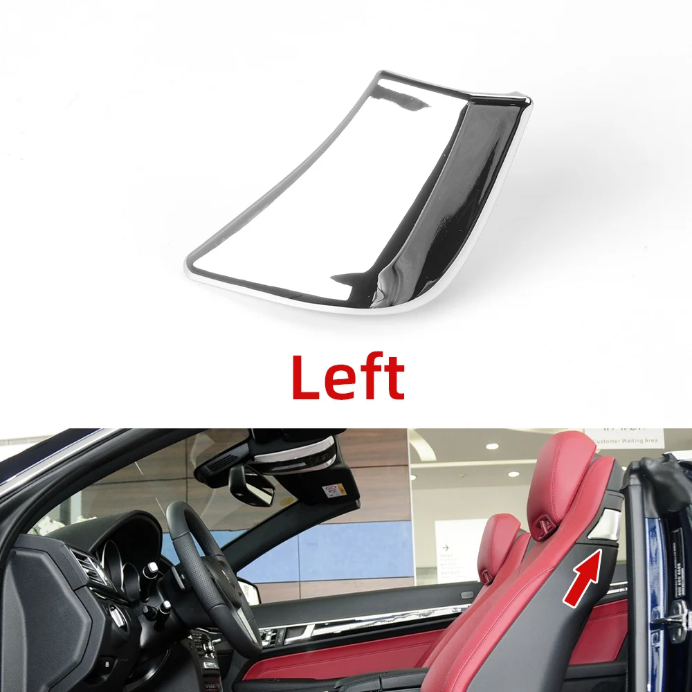 brake and gas pedal For Mercedes W207 W204 Car Front Seat Backrest Lock Switch Cover Handle For Benz C E Coupe Class E200 E260 E300 E400 2079108606 steering wheel covers Interior Parts