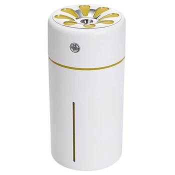 

XMX-Mini Air Humidifier Usb Ultrasonic Humidifier Car Aroma Diffuser Electric Essential Oil Diffuser Cup With Led Lights