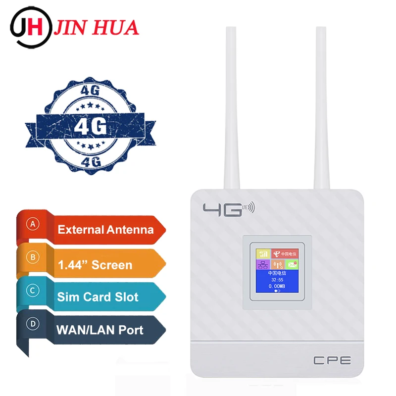 Беспроводной роутер CPE903 4G Портативная точка доступа wi fi для sim карт FDD LTE WCDMA