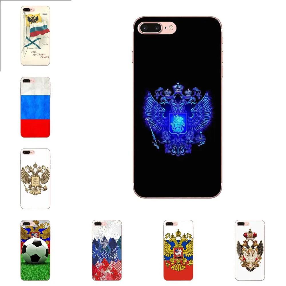 Russian Coat Of Arms Eagle Wings Flag Cute For Xiaomi Redmi Note 8 8A 8T 10 K30 5G Pro Motorola G G2 G3 G4 G5 G6 G7 Plus | Мобильные