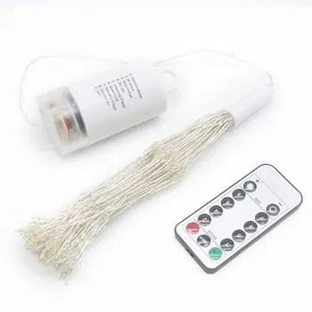 

Copper wire lamp dandelion firework light string battery box silver wire 180 lamp 3 lamp 60 warm white