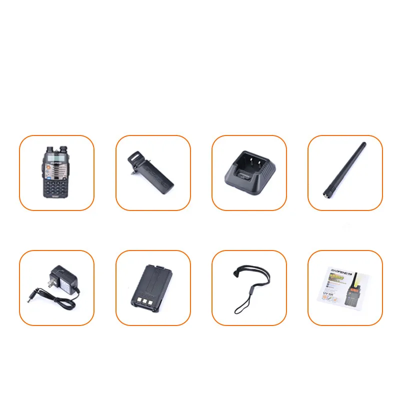 Baofeng BF-UV5RA Interphone Baofeng 2-го поколения Модернизированный UV двухсегментный Interphone 144/430 МГц