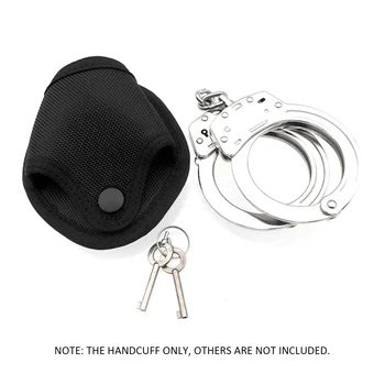 

Key Holder Simulation Handcuffs Bag Key Chain Key Ring Handcuff Sheath Holster Cuff Case Pouch with Belt Loop