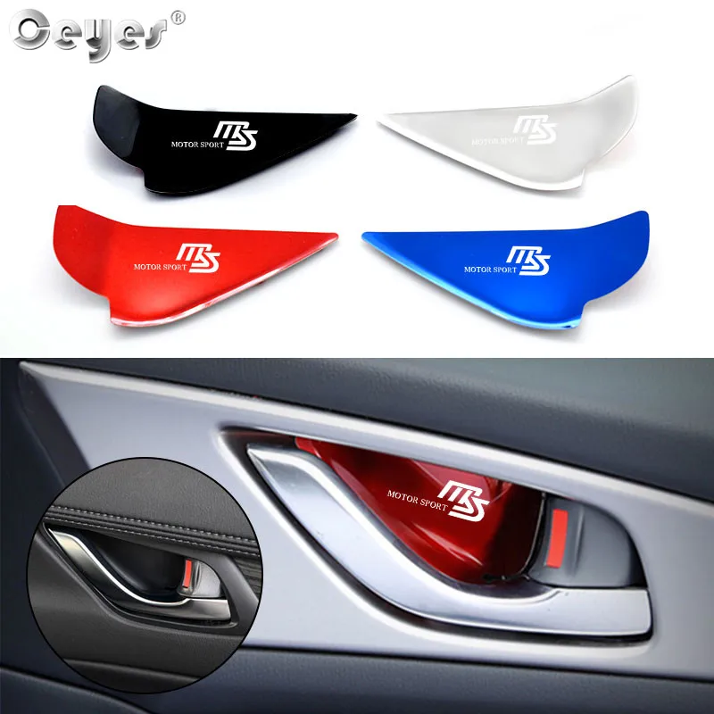 

Ceyes Car Styling Door Handle Wrist Bowl Trim Case Covers For Mazda MS CX-5 CX-3 CX 5 CX-4 3 6 Axela Atenza Stickers Accessories