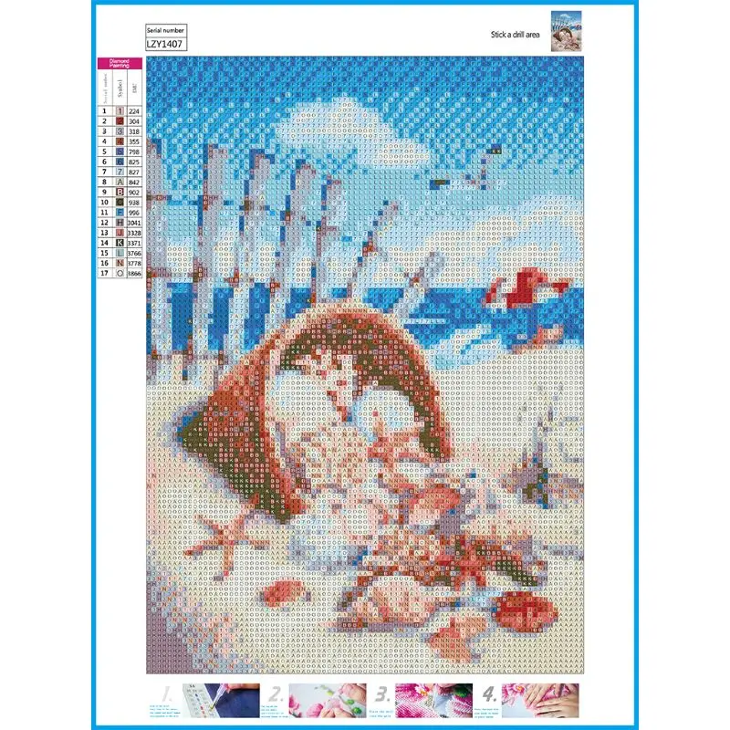 Set Set of 2 5D Diamond Painting Kit for Adult Full Drill Paint with Diamonds Pictures Arts Craft for  Home Decor Gift,12x16