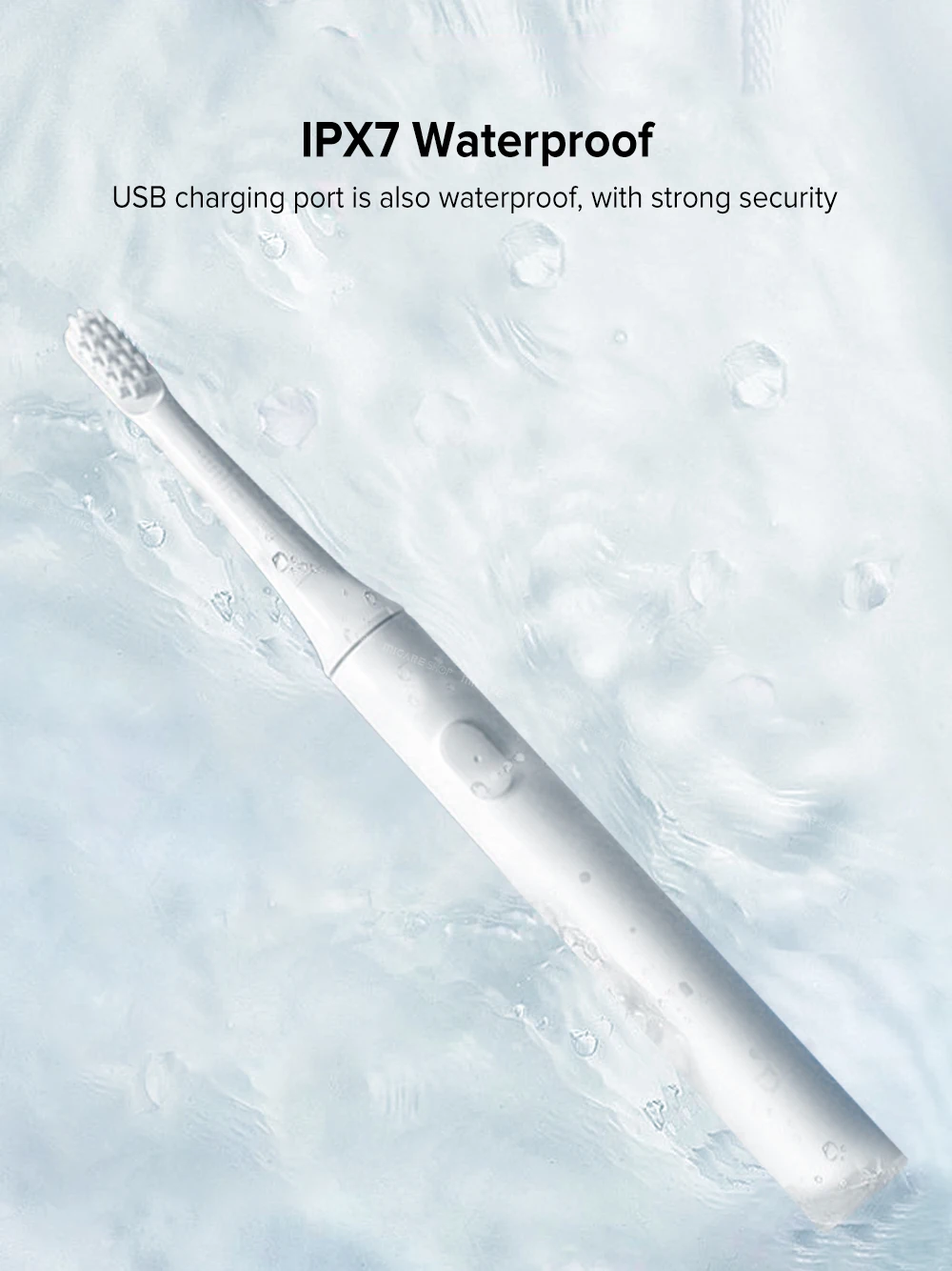 Xiaomi Mijia T100 звуковая электрическая зубная щетка смарт-взрослая ультра звуковая автоматическая зубная щетка USB перезаряжаемая Водонепроницаемая зубная щетка