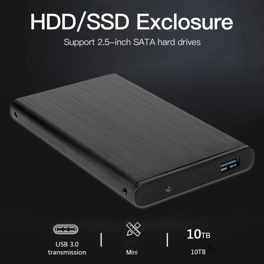 2.5 Inch Usb 3.0 Externe Harde Schijf Schijf Doos Usb 3.0 Sata Hdd Aluminium 10Tb 6Gbps Ssd Behuizing Laptop Pc|HDD-behuizing| - AliExpress