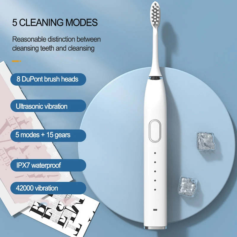 Electric toothbrush ultrasonic adult lovers rechargeable soft hair automatic toothbrush manufacturer wholesale OEM Electric toothbrush ultrasonic adult lovers rechargeable soft hair automatic toothbrush manufacturer wholesale OEM
