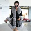 Hot Sale Winter Women's Faux Fur High Quality Faux Sheepskin Coats Keep Warm With Fur Fox Collars Slim Female Furs Plus Size ► Photo 3/6