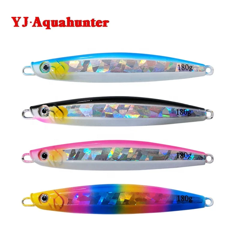 

Slow Jig Deep Sea Fishing Jigging Glow Jig Bait Spoon Lure Bait 180g 220g Jigging Lures Saltwater