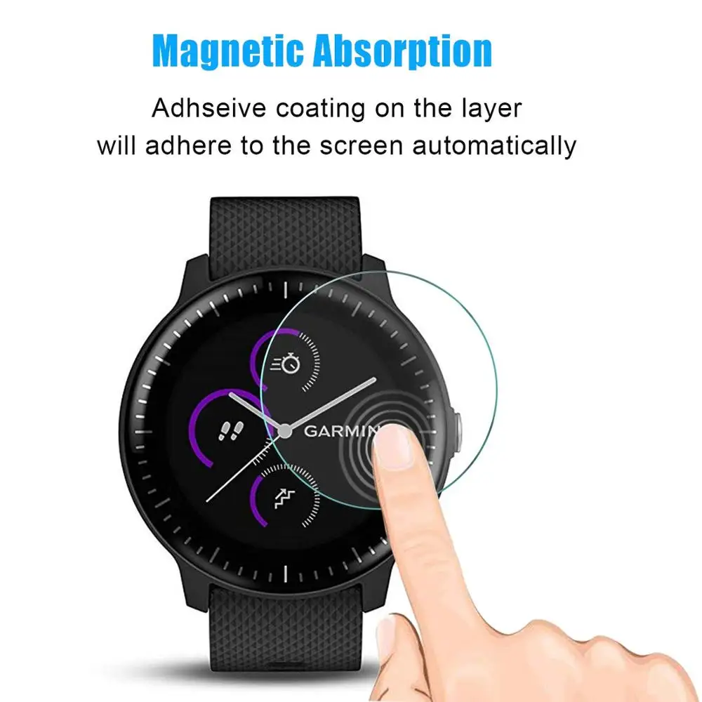 4 шт./лот для Garmin Vivoactive3 закаленное стекло 9H 2.5D Защитная Пленка премиум класса для Garmin Vivoactive 3 SmartWatch