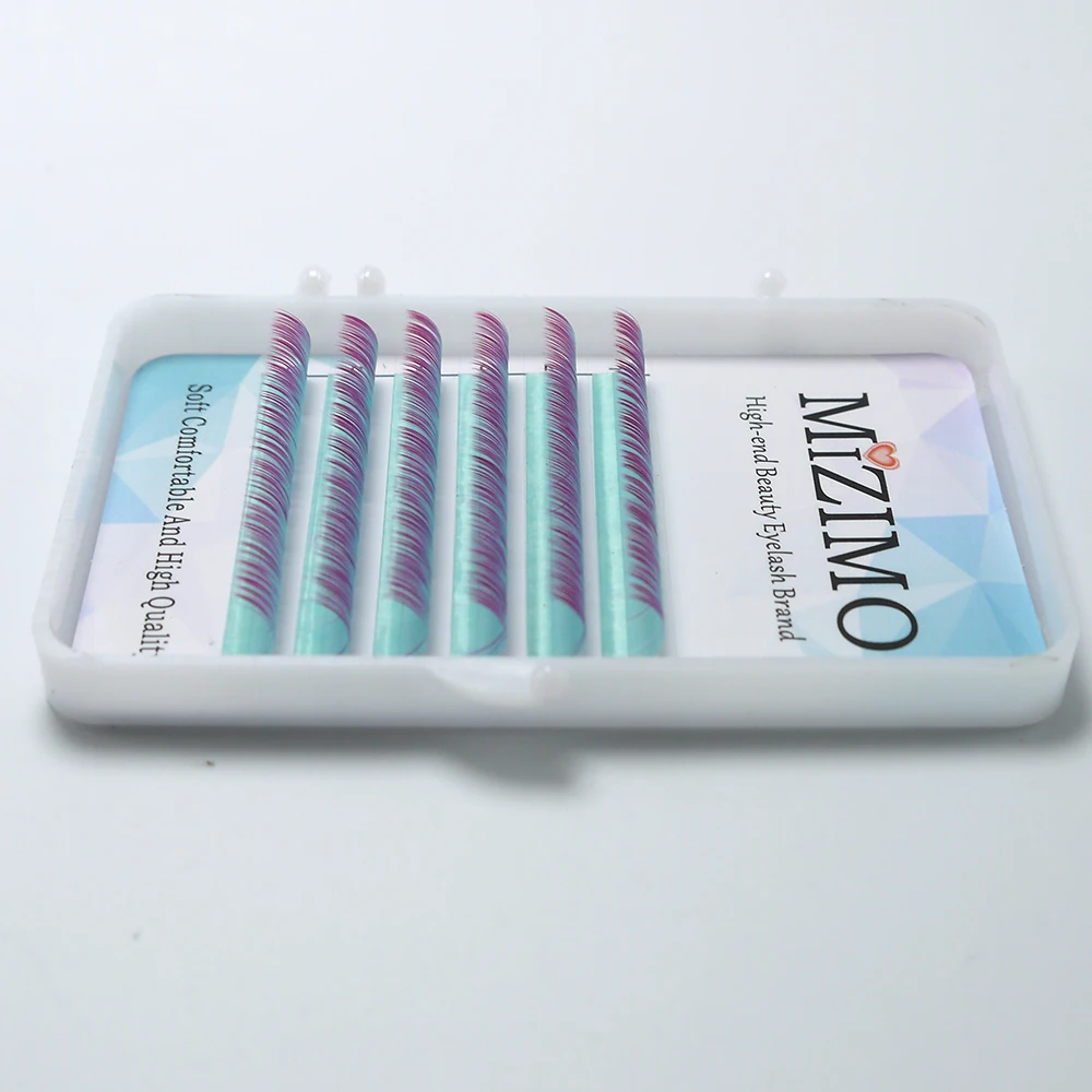 MIZIMO neue farbe pfropfen wimpern 0,07/0,1 мм 8-15 мм для детей weiß wimpern persёnlichkeit wimpern verlgeryanung