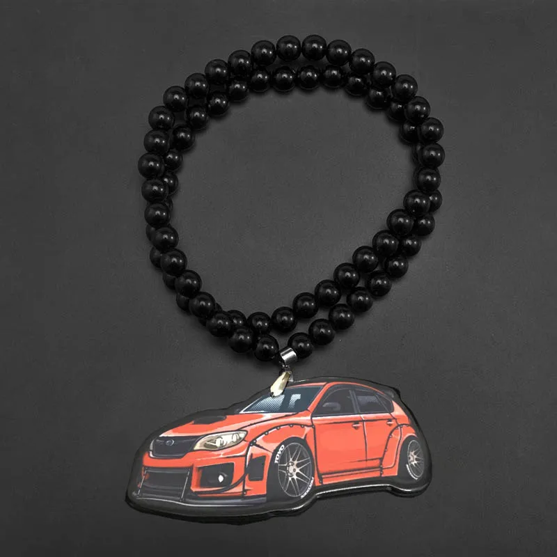 Double Sided Acrylic Car Model Car Rear View Mirror Pendant Hanging Ornaments Car Pendant Creative Graffiti Auto Mirror Decorati Ornaments Aliexpress