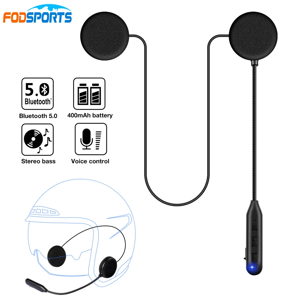 Fodsports HM-1 мотоциклетный шлем гарнитура беспроводные bluetooth наушники BT 5 0 с FM стерео