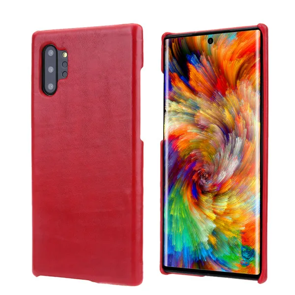 3F чехол Note 10 Pro Чехол для samsung Примечание 10 чехол из натуральной кожи Note10 Galaxy Note 10+ Coque для samsung Galaxy Note 10 Funda - Цвет: Red