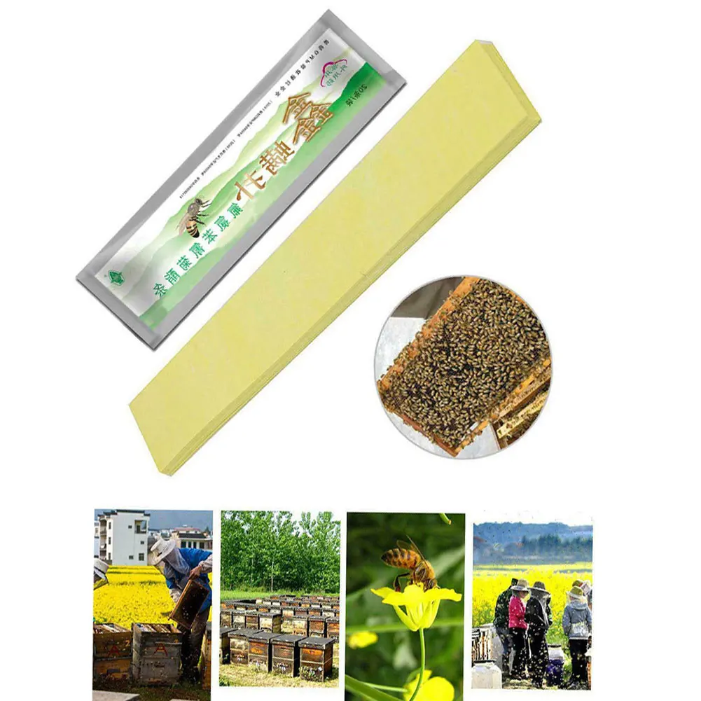 20/40pcs Instant Mite Killer Miticide Anti Insect Pest Controller  Bee Fluvalinate Strips Medicine Mite Strip Beekeeping Equipme
