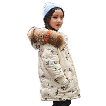 

Baby girls winter down jacket 2020 Children clothing child snowsuit fur collar warm Kids fashion coat for girl 4 6 8 10 12years