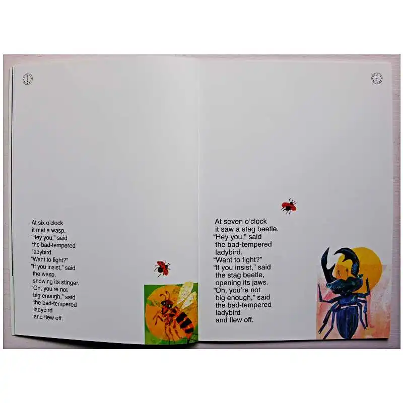 Бад закаленная Божья коровка от Eric Carle обучающая английская книга с картинками