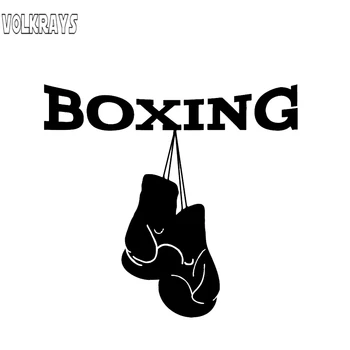 

Volkrays Creative Car Sticker Unique Boxing Gloves Gym Extreme Sports Accessories Reflective Waterproof Vinyl Decal,12cm*13cm