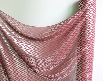 

100cm*110cm Glitter Silver Brocade Silk Gauze Natural Silk Georgette Chiffon Fabric Dancing Design