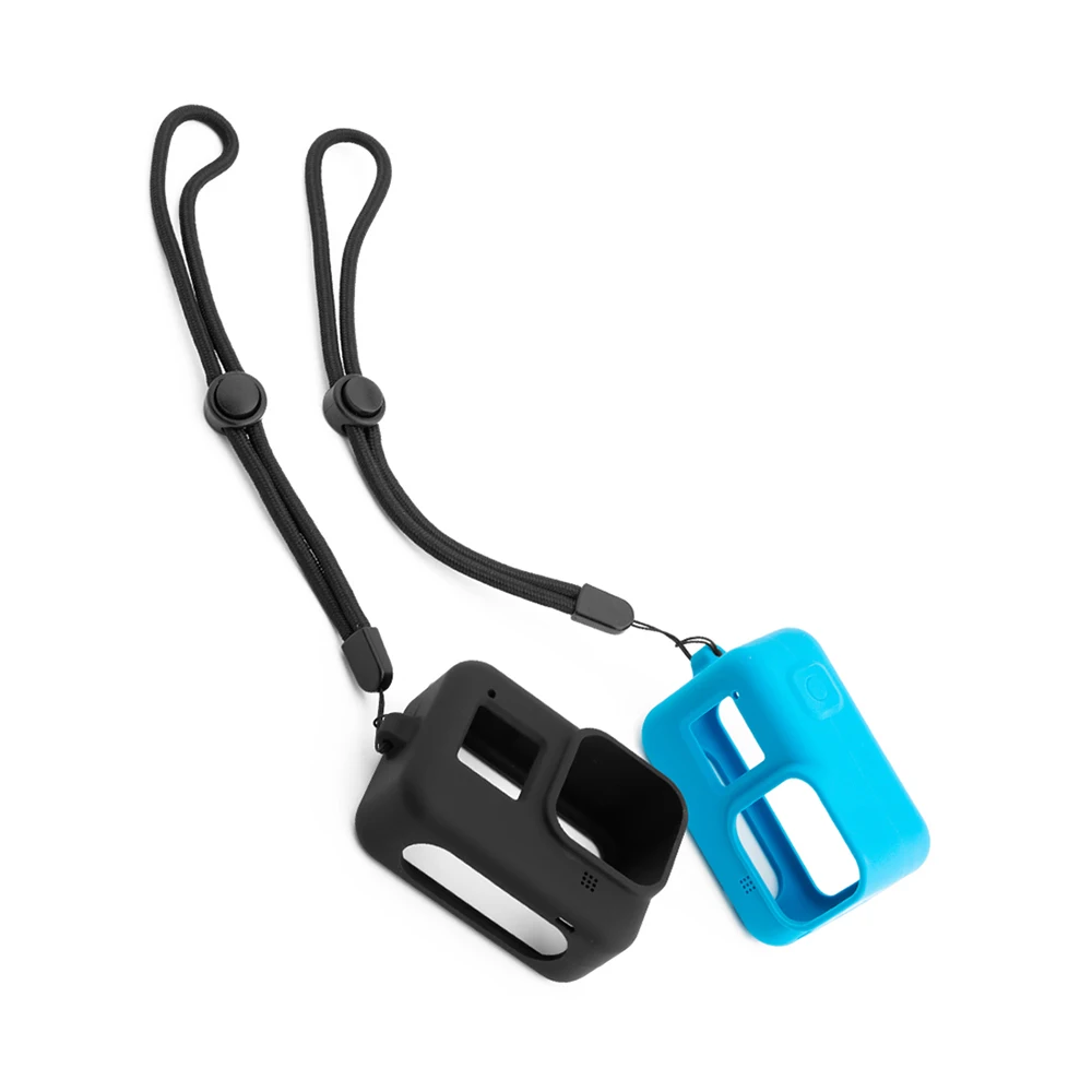 Силиконовый чехол для Gopro Hero 8, черный чехол, защитный чехол для Gopro 8, аксессуары для экшн-камеры