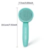 Pet Grooming Brush Cat Dog Comb Self Cleaning Brushes Hair Removes
