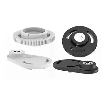 

2pcs Adapter Mount Bracket Fixing Plate Accessories for Blink Indoor XT Camera Interface 1/4 Screw Hole Black and White