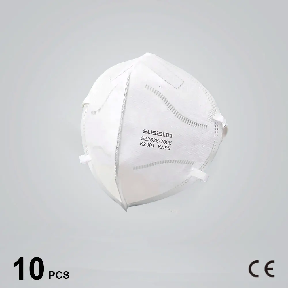 

10 pcs KN95 Masks 96.1% Filtration Cotton Mouth Mask Dustproof Anti-fog Face Masks Features as KF94 FFP2