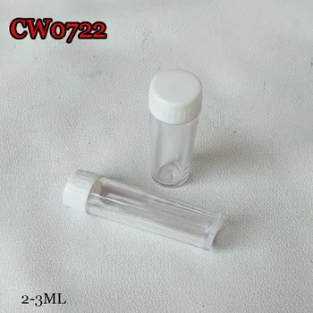 

Small Clear Plastic Makeup Water Travel Box Plastic 2-3ml Size Contact Lens Solution Bottel CW0722