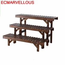 Macetas Estanteria Jardin Estante Repisa Para Plantas Escalera Decorativa Madera напольная стойка для балкона Цветочная Полка Подставка для растений