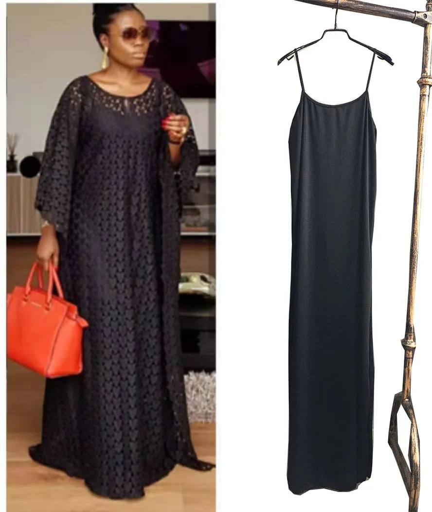 Classic Design African Women Clothing Dashiki Abaya Stylish Loose Long Evening Maxi Dresses Inside Skirt Free Size Dancing Party African Dress