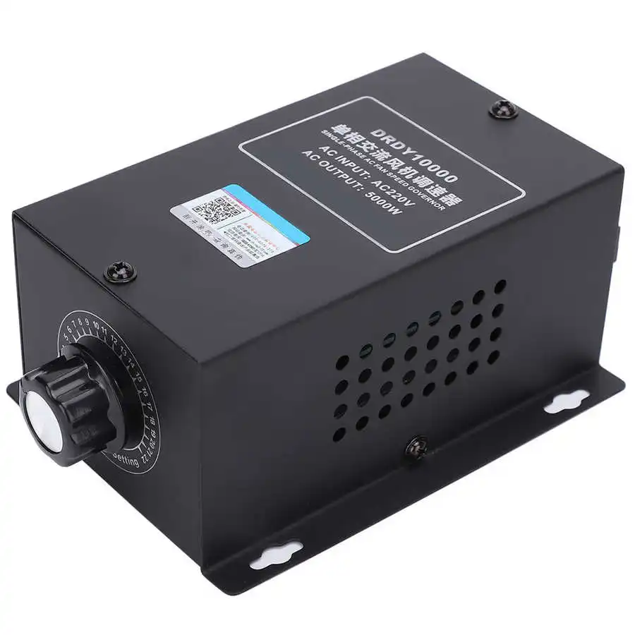 AC 220V Motor Speed Governor Single-Phase Fan Speeds Adjustable Switch DRDY10000 Controller | Обустройство дома