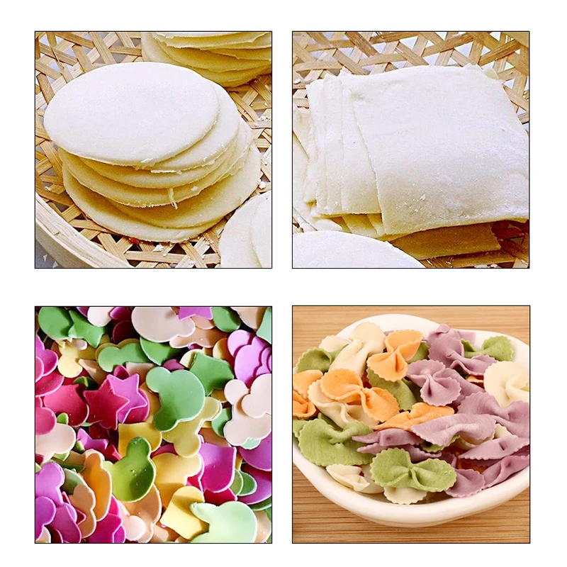 220V Electric Noodles Maker FKM-150 Multi Functions Stainless Steel Dough Pressing Cutting Machine Noodles Maker